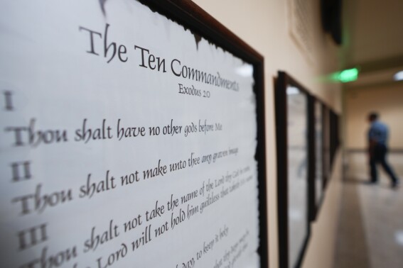 Louisiana’s 2020 Teacher of the Year is trying to block the state’s Ten Commandments law