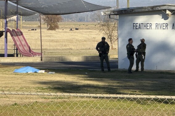 2 kindergarteners wounded and gunman dead after shooting at California religious school